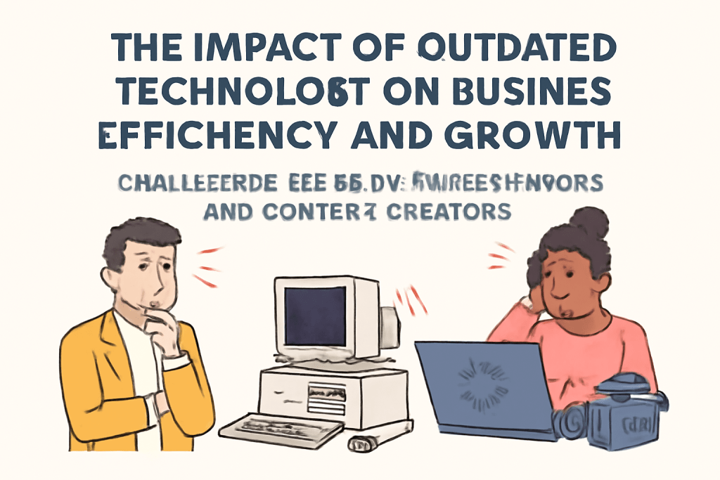 THE IMPACT OF OUTDATED TECHNOLOGY ON BUSINESS EFFICIENCY AND GROWTH: CHALLENGES FACED BY ENTREPRENEURS AND CONTENT CREATORS
